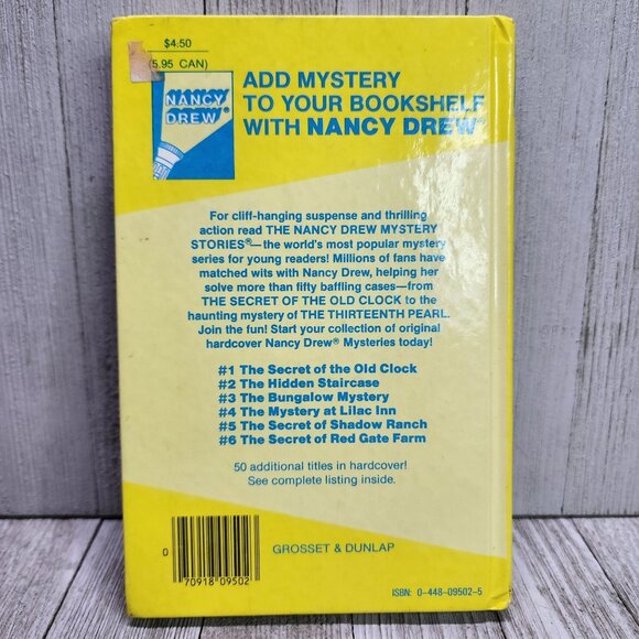 The Hidden Staircase by Carolyn Keene - Nancy Drew Mystery Stories #2 VTG - Picture 5 of 5